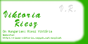 viktoria riesz business card